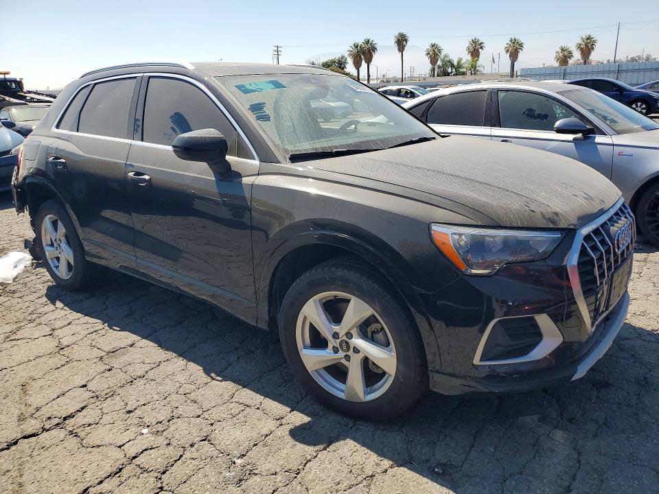 2021 Audi Q3 VIN WA1AUCF3XM1132169 COPART salvage auction — REAR END, Ca - Salvage Certificate (P), sold $6,200 on 2026-07-09 (photo 4)