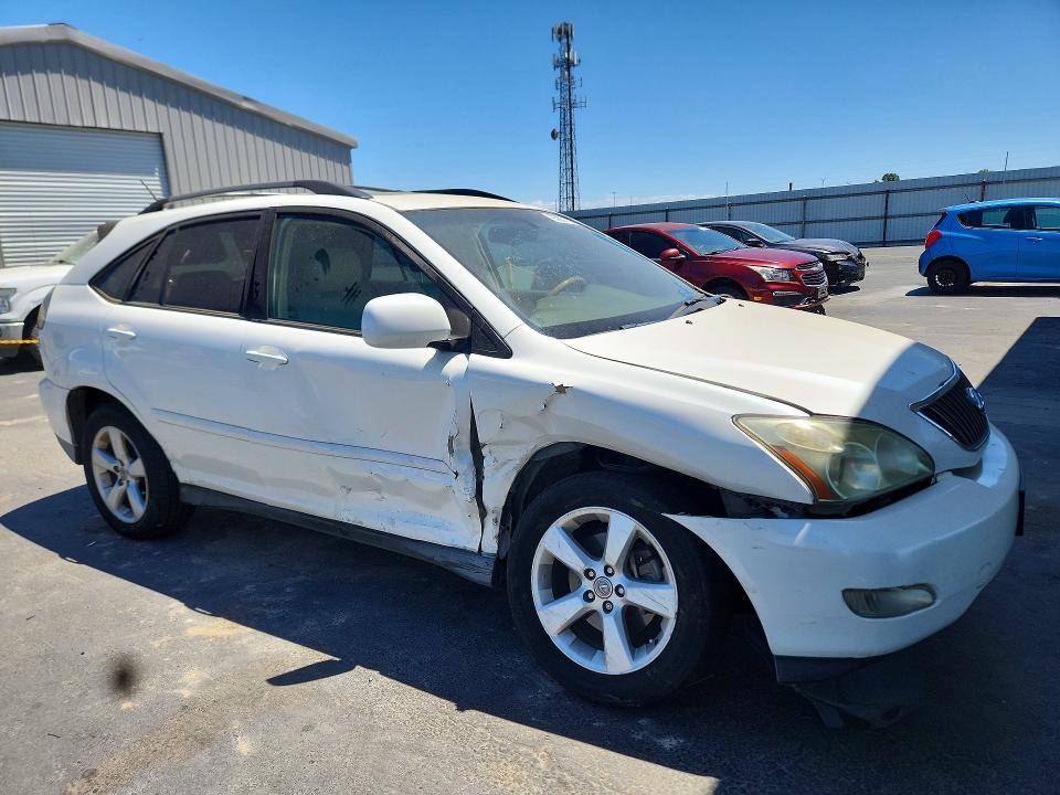 2005 Lexus Rx VIN JTJGA31U050058628 COPART salvage auction — FRONT END, Ca - Salvage Certificate, sold $1,100 on 2026-07-30 (photo 4)