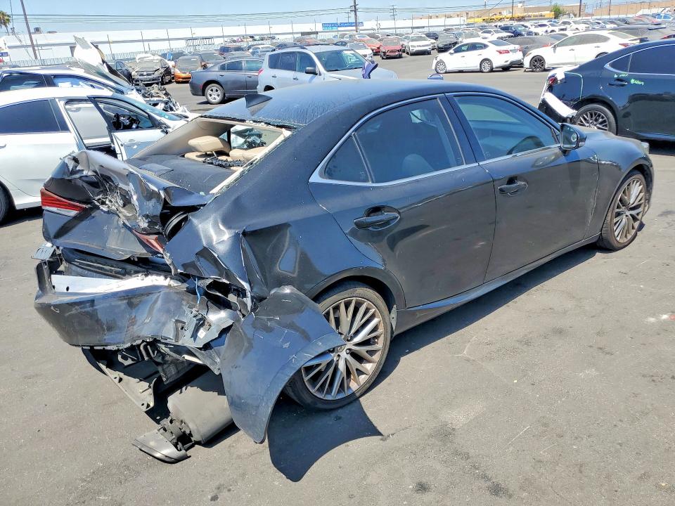 2017 Lexus Is VIN JTHBA1D20H5046433 COPART salvage auction — REAR END, Ca - Salvage Certificate, sold $2,150 on 2026-07-06 (photo 3)