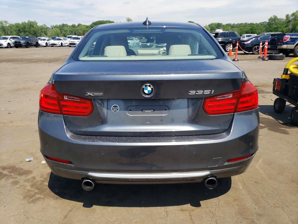 2013 BMW 3er VIN WBA3B9C53DF586373 COPART salvage auction — FRONT END, Ny - Cert Of Title-Salvage, sold $2,250 on 2026-07-14 (photo 6)