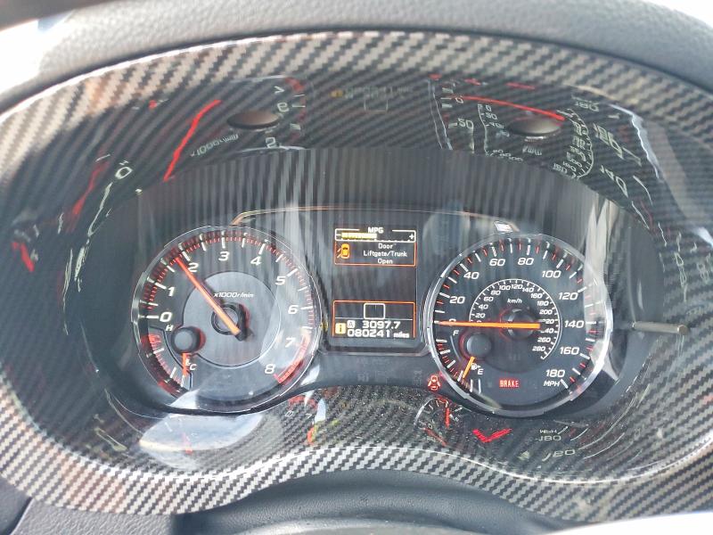 2020 Subaru Wrx VIN JF1VA1B68L9829026 COPART salvage auction — FRONT END, Nc - Salvage Certificate Of Title, sold $225 on 2026-07-29 (photo 9)