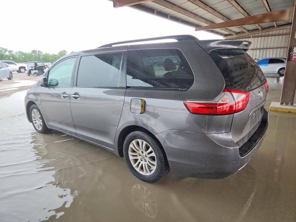 2017 Toyota Sienna VIN 5TDYZ3DC9HS775551 COPART salvage auction — FRONT END, Tx - Certificate Of Title (P), sold $8,300 on 2026-07-02 (photo 2)
