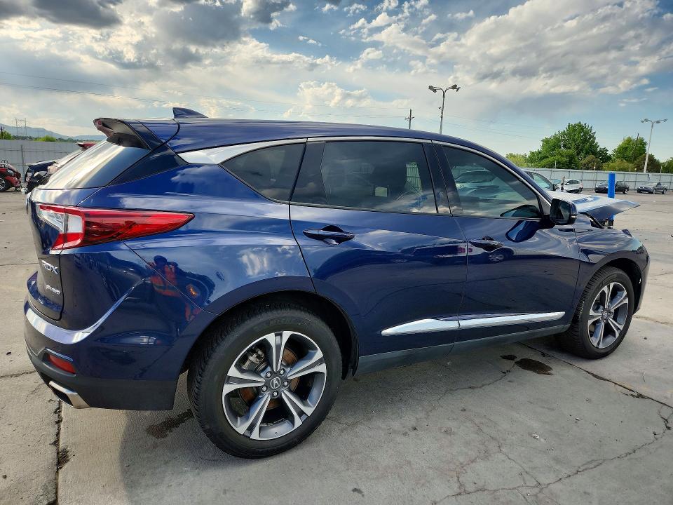 2022 Acura Rdx VIN 5J8TC2H78NL007822 COPART salvage auction — FRONT END, Co - Public - Salvage Title, sold $7,100 on 2026-07-27 (photo 3)