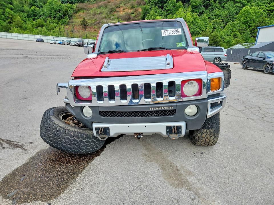 2008 Hummer H3 VIN 5GTEN63L288190874 COPART salvage auction — FRONT END, Wv - Salvage Certificate, sold $2,500 on 2026-07-30 (photo 5)
