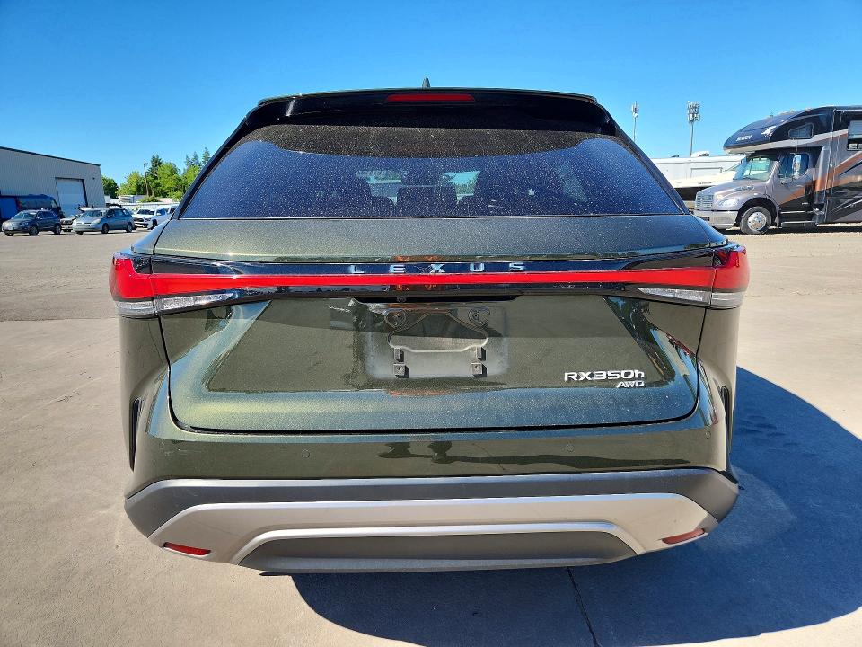 2024 Lexus Rx VIN 2T2BBMCA1RC028533 COPART salvage auction — FRONT END, Or - Salvage Title Certificate, sold $23,500 on 2026-08-17 (photo 6)