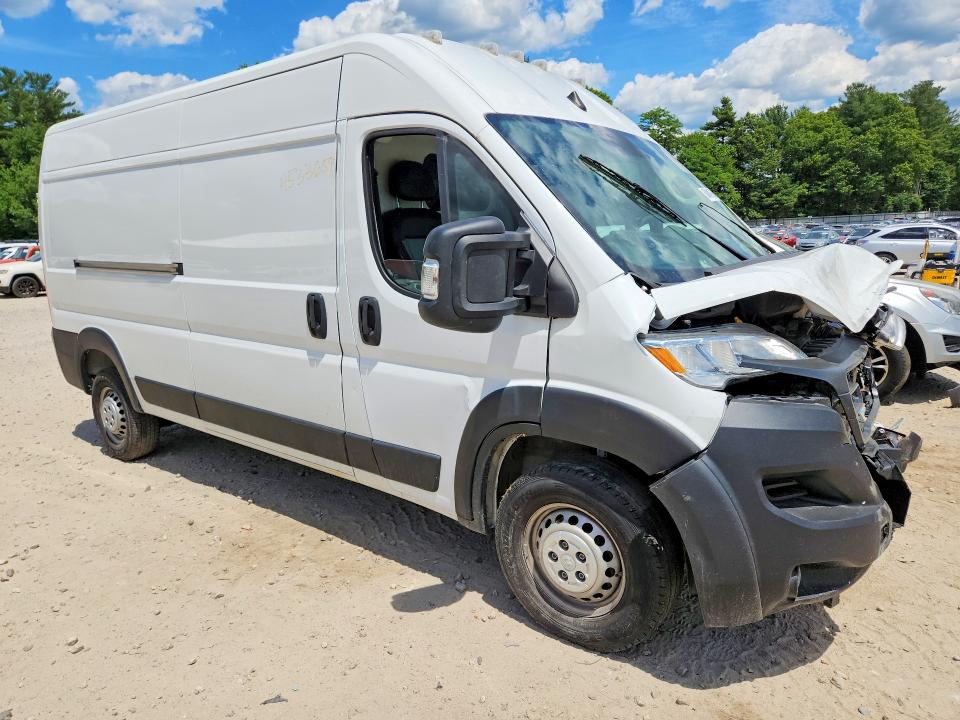 2024 Ram Promaster 2500 VIN 3C6LRVDGXRE139992 COPART salvage auction — FRONT END, Ma - Certificate Of Title, sold $4,500 on 2026-07-22 (photo 4)