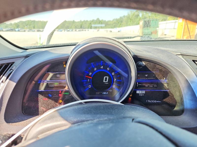 2011 Honda Cr-z VIN JHMZF1C62BS008277 COPART salvage auction — SIDE, SC - CERT OF TITLE-SALVAGE, sold $350 on 2026-07-27 (photo 9)