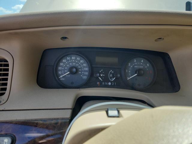 2006 Mercury Grand marquis VIN 2MEFM75W66X645989 COPART salvage auction — FRONT END, FL - CERT OF TITLE SLVG REBUILDABLE, sold $350 on 2026-07-02 (photo 9)