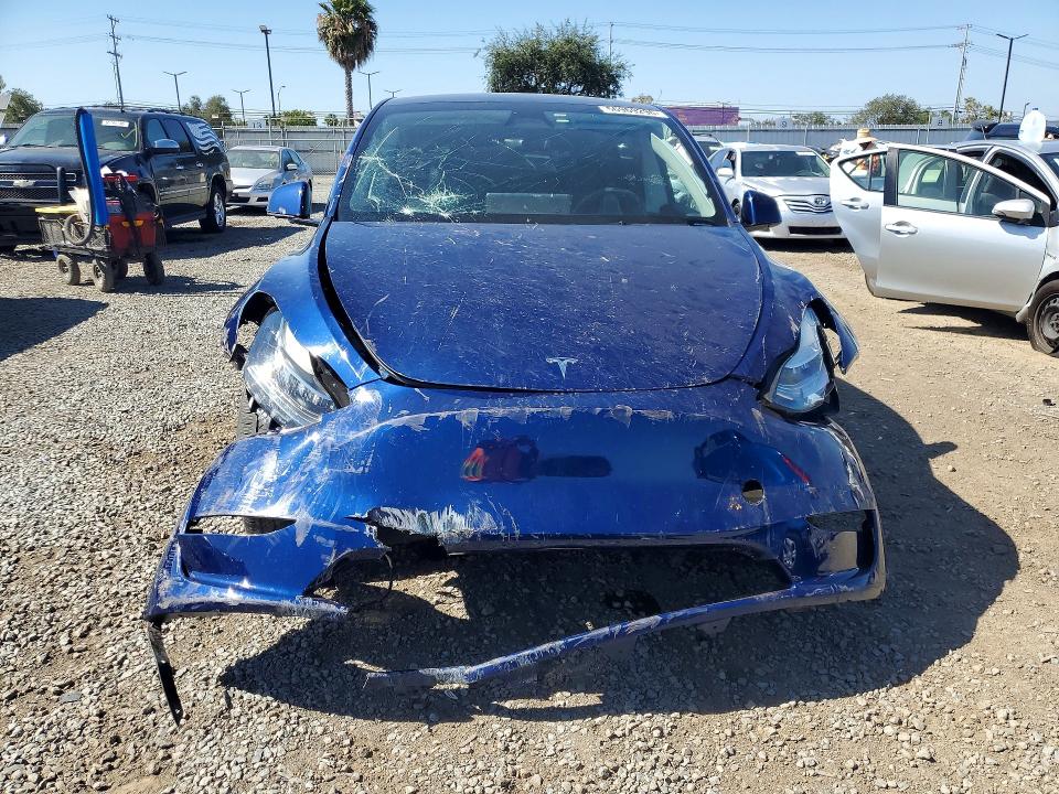 2023 Tesla Model y VIN 7SAYGDEE2PA151606 COPART salvage auction — FRONT END, Ca - Salvage Certificate, sold $8,900 on 2026-07-02 (photo 5)