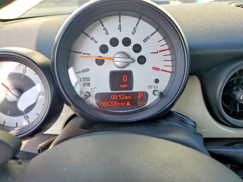 2013 Mini VIN WMWZP3C50DT705538 COPART salvage auction — FRONT END, Ca - Salvage Certificate, sold $1,100 on 2026-07-02 (photo 9)