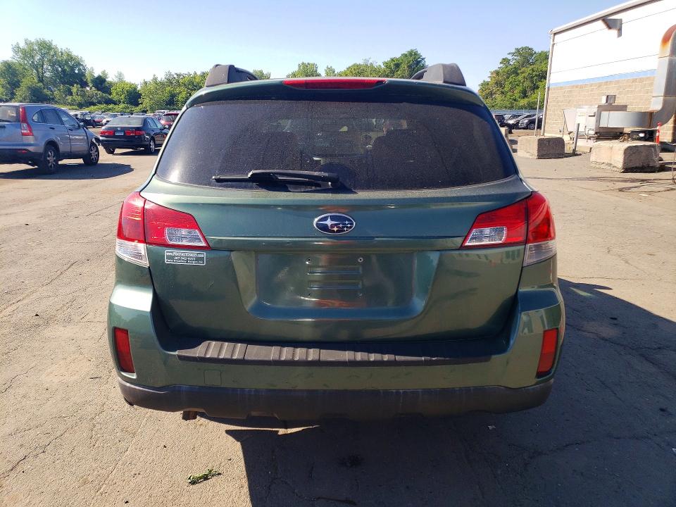 2011 Subaru Outback VIN 4S4BRBCC7B3444814 COPART salvage auction — FRONT END, CT - CERT OF TITLE-SALVAGE, sold $550 on 2026-07-02 (photo 6)
