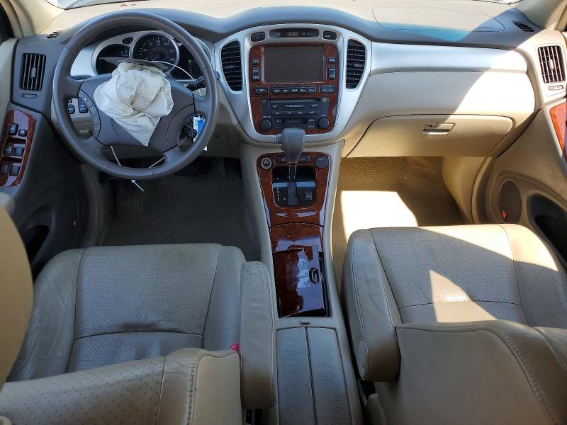 2004 Toyota Highlander VIN JTEEP21AX40062060 COPART salvage auction — FRONT END, Ca - Salvage Certificate, sold $925 on 2026-07-13 (photo 8)