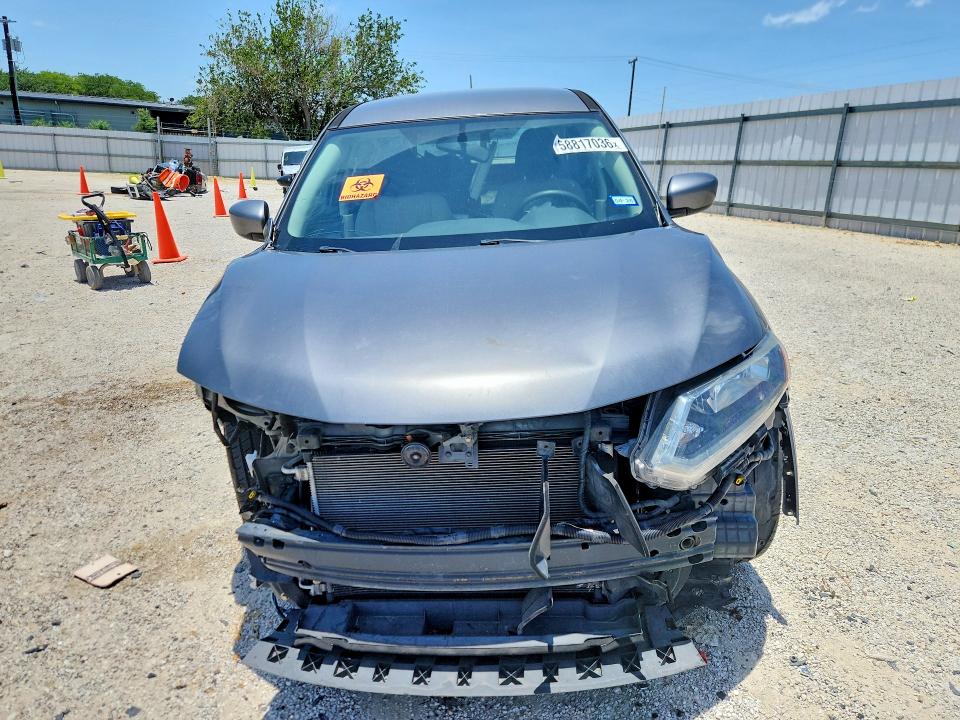2016 Nissan Rogue VIN JN8AT2MT8GW006944 COPART salvage auction — FRONT END, Tx - Salvage Vehicle Title, sold $400 on 2026-07-16 (photo 5)