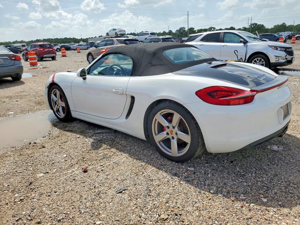 2016 Porsche VIN WP0CB2A88GS140349 COPART salvage auction — SIDE, Tx - Salvage Vehicle Title, sold $18,000 on 2026-08-17 (photo 2)