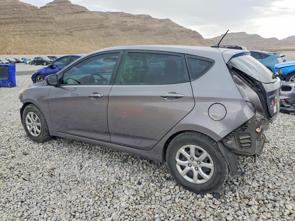 2014 Hyundai Accent VIN KMHCT5AE8EU194963 COPART salvage auction — REAR END, Nv - Salvage Title, sold $1,200 on 2026-07-13 (photo 2)