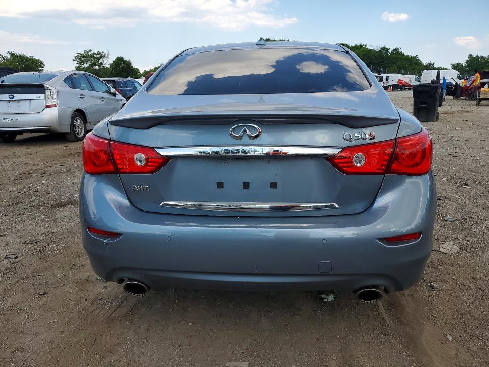 2016 Infiniti Q50 VIN JN1FV7ARXGM450696 COPART salvage auction — FRONT END, Pa - Cert Of Salvage-R=Reconstructe, sold $2,850 on 2026-07-28 (photo 6)