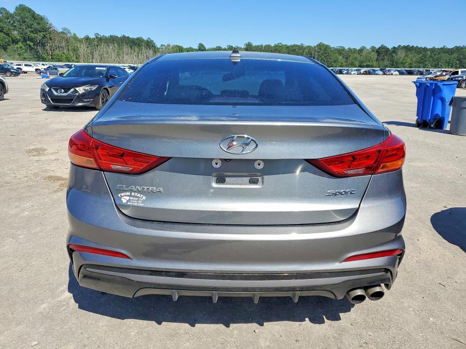2017 Hyundai Elantra VIN KMHD04LB3HU330219 COPART salvage auction — SIDE, Sc - Cert Of Title-Salvage, sold $3,100 on 2026-07-15 (photo 6)