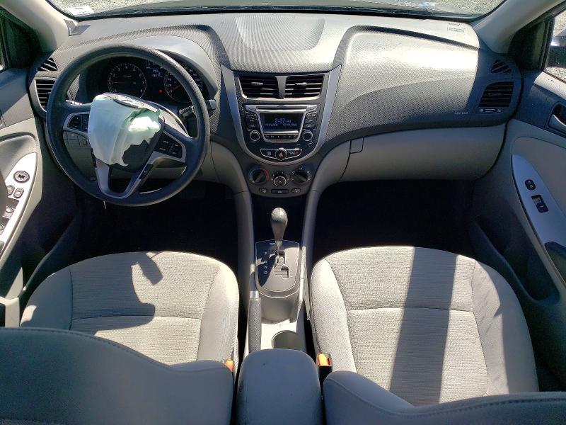 2017 Hyundai Accent VIN KMHCT4AEXHU301686 COPART salvage auction — FRONT END, NS - SALVAGE TITLE, sold $400 on 2026-07-02 (photo 8)