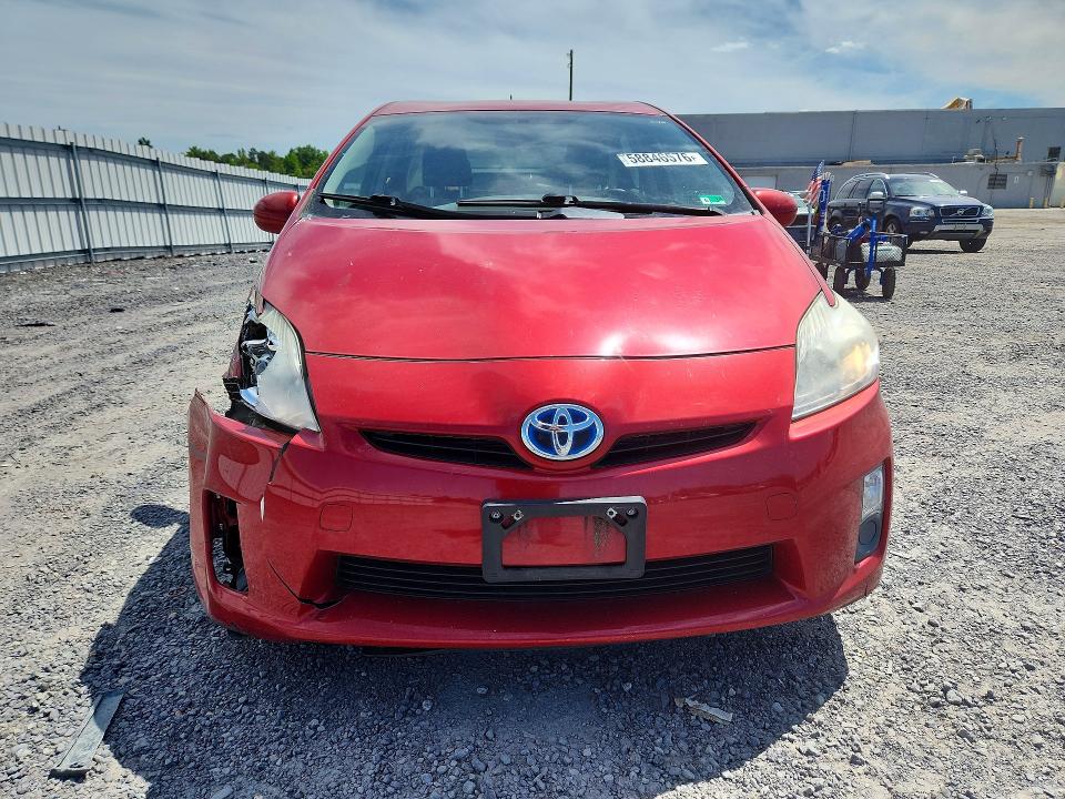 2011 Toyota Prius VIN JTDKN3DU5B0261135 COPART salvage auction — FRONT END, VA - CERTIFICATE OF TITLE, sold $2,500 on 2026-07-15 (photo 5)