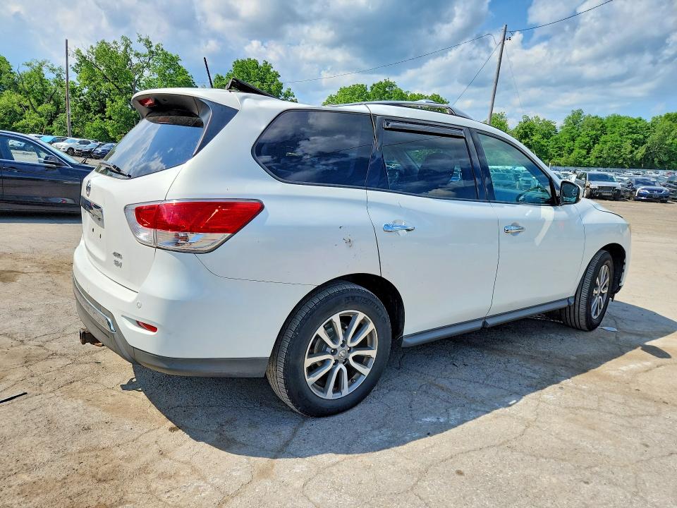 2014 Nissan Pathfinder VIN 5N1AR2MM1EC632168 COPART salvage auction — ROOF, NY - MV-907A SALVAGE CERTIFICATE, sold $425 on 2026-07-02 (photo 3)