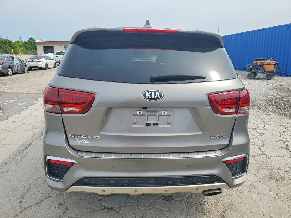 2019 Kia Sorento VIN 5XYPK4A52KG463409 COPART salvage auction — FRONT END, IN - CERT OF TITLE-SALVAGE TITLE, sold $3,000 on 2026-07-31 (photo 6)