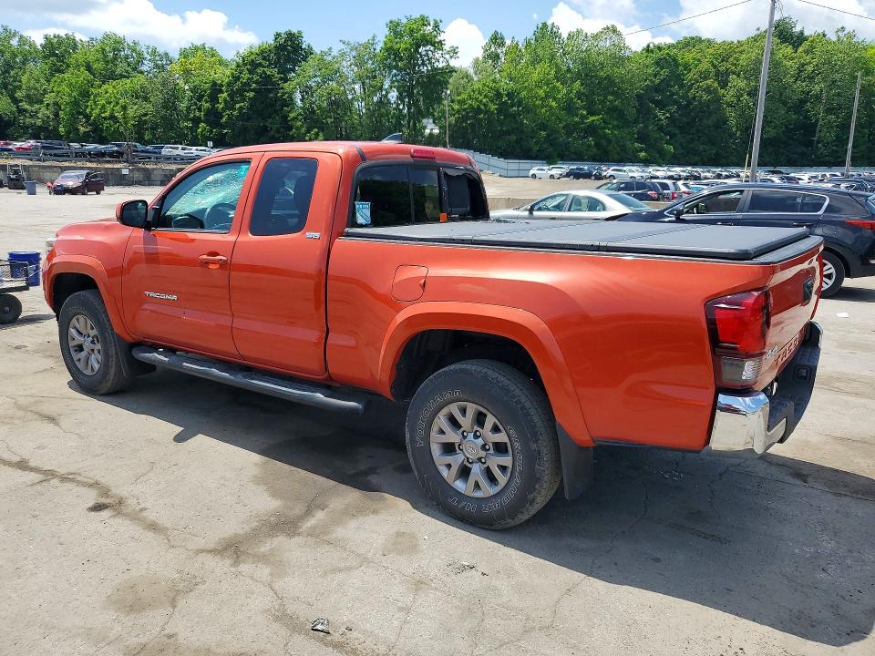 2018 Toyota Tacoma VIN 5TFSX5ENXJX062472 COPART salvage auction — FRONT END, Ny - Mv-907A Salvage Certificate, sold $10,200 on 2026-07-07 (photo 2)