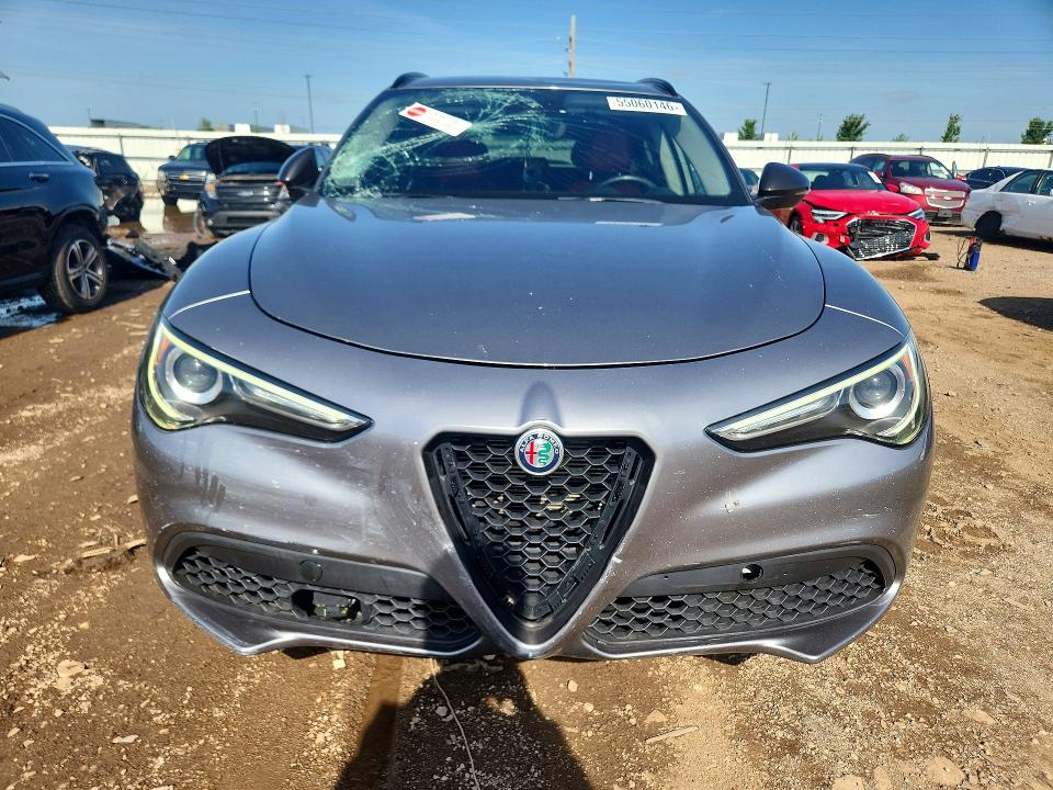 2020 Alfa romeo Stelvio VIN ZASPAKAN8L7C91447 COPART salvage auction — REAR END, Il - Salvage Certificate, sold $3,950 on 2026-07-30 (photo 5)