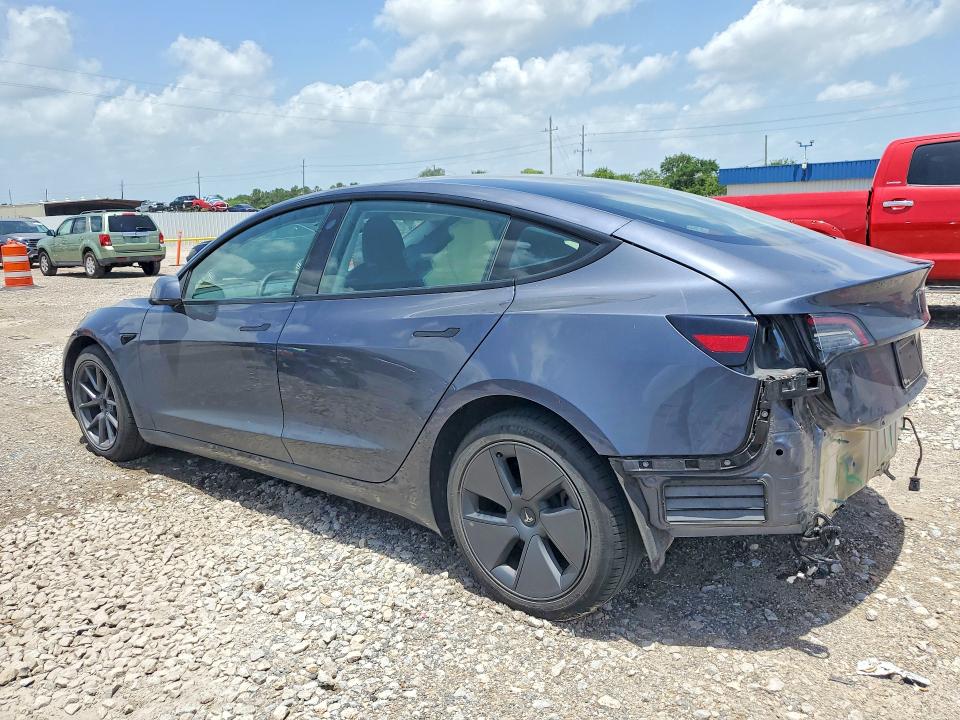 2023 Tesla Model 3 VIN 5YJ3E1EA3PF585271 COPART salvage auction — REAR END, Tx - Salvage Vehicle Title, sold $8,800 on 2026-09-02 (photo 2)