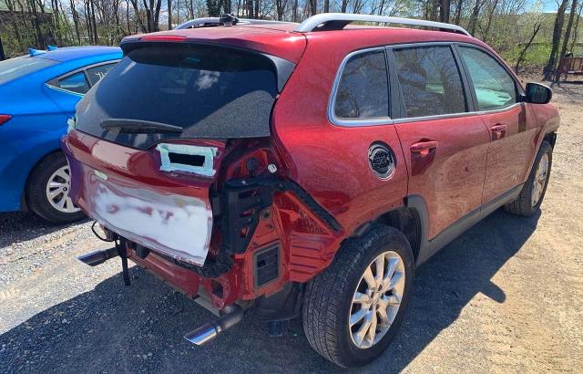 2014 Jeep Cherokee VIN 1C4PJMDS5EW215733 COPART salvage auction — REAR END, RI - CERTIFICATE OF TITLE (P), sold $950 on 2026-07-02 (photo 4)