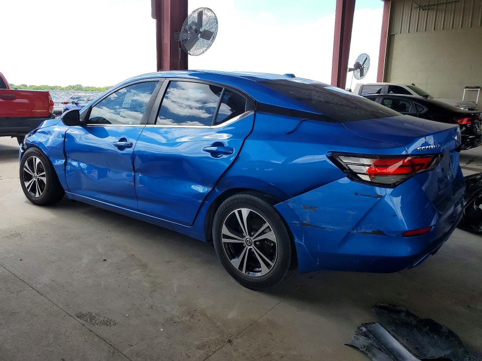 2021 Nissan Sentra VIN 3N1AB8CV2MY321637 COPART salvage auction — FRONT END, Tx - Certificate Of Title, sold $1,600 on 2026-07-07 (photo 2)