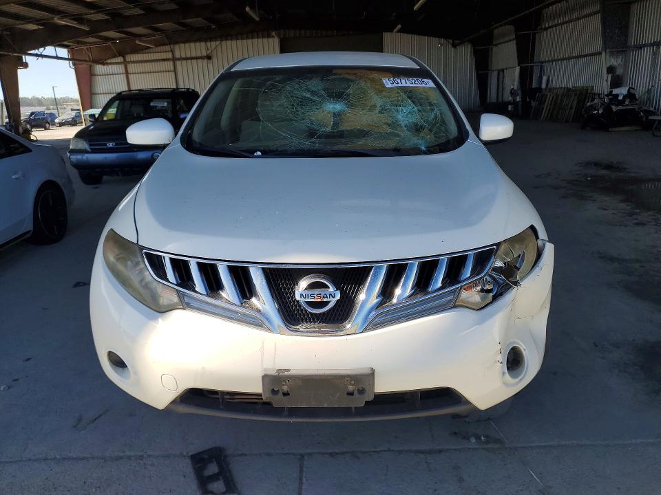 2010 Nissan Murano VIN JN8AZ1MU0AW018885 COPART salvage auction — VANDALISM, Ca - Salvage Certificate, sold $20 on 2026-07-09 (photo 5)