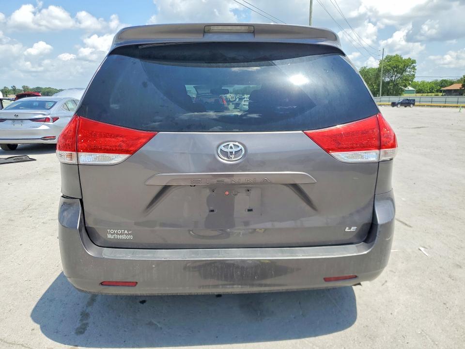 2014 Toyota Sienna VIN 5TDKK3DC7ES457871 COPART salvage auction — SIDE, Tn - Salvage Certificate, sold $575 on 2026-07-20 (photo 6)