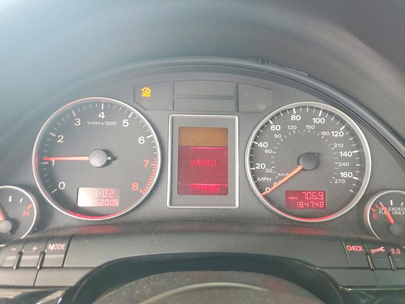 2007 Audi A4 VIN WAUBF78E17A017343 COPART salvage auction — SIDE, GA - CERT OF TITLE-SALVAGE (P), sold $400 on 2026-07-16 (photo 9)