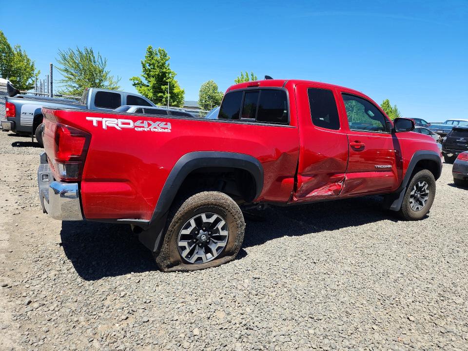 2019 Toyota Tacoma VIN 5TFSZ5AN5KX167177 COPART salvage auction — SIDE, Or - Salvage Title Certificate, sold $4,100 on 2026-07-28 (photo 3)