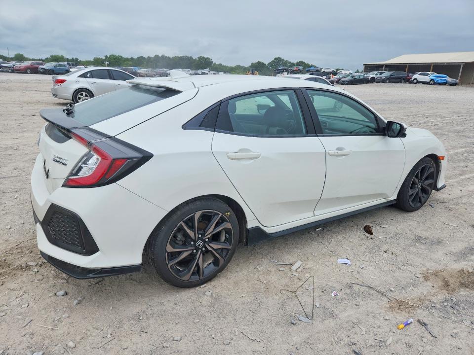 2018 Honda Civic VIN SHHFK7H90JU219445 COPART salvage auction — UNDERCARRIAGE, Tn - Salvage Certificate, sold $3,750 on 2026-07-30 (photo 3)