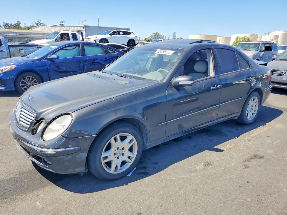 2003 Mercedes-benz E-klasse VIN WDBUF65J43A159508 COPART salvage auction — FRONT END, Ca - Dlr/Dis/Exp Only Salvage Title, sold $350 on 2026-07-08 (photo 1)