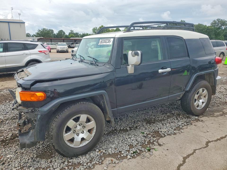 2008 Toyota Fj cruiser VIN JTEZU11F28K007919 COPART salvage auction — FRONT END, Ms - Cert Of Title-Salvaged, sold $3,400 on 2026-07-10 (photo 1)