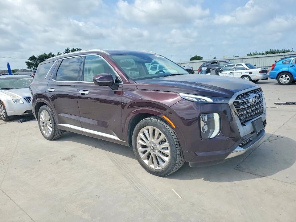 2020 Hyundai VIN KM8R54HE3LU142559 COPART salvage auction — REAR END, TX - SALVAGE VEHICLE TITLE (P), sold $9,100 on 2026-07-16 (photo 4)