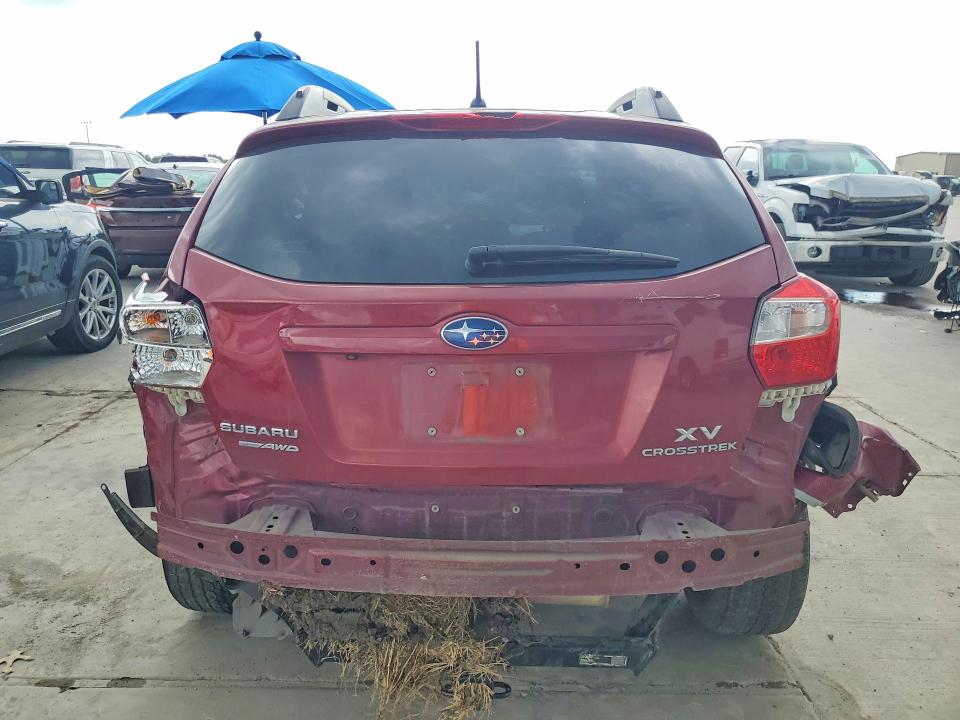 2015 Subaru Xv crosstrek VIN JF2GPADC8F8281982 COPART salvage auction — ALL OVER, Tx - Salvage Vehicle Title, sold $475 on 2026-07-09 (photo 6)