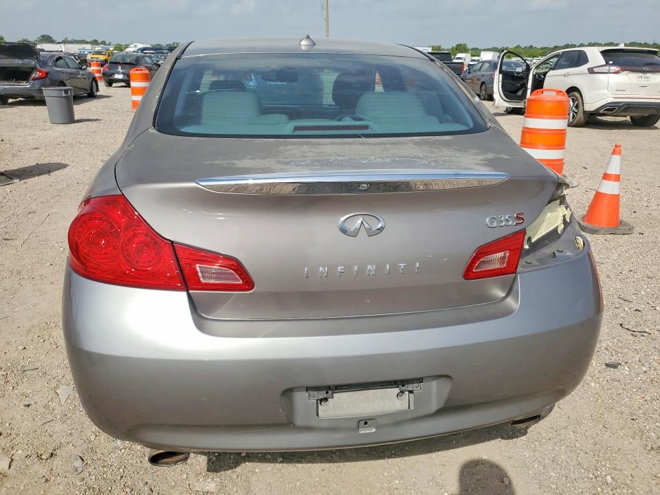 2008 Infiniti G VIN JNKBV61E58M211091 COPART salvage auction — MINOR DENT/SCRATCHES, Tx - Salvage Vehicle Title, sold $400 on 2026-07-20 (photo 6)