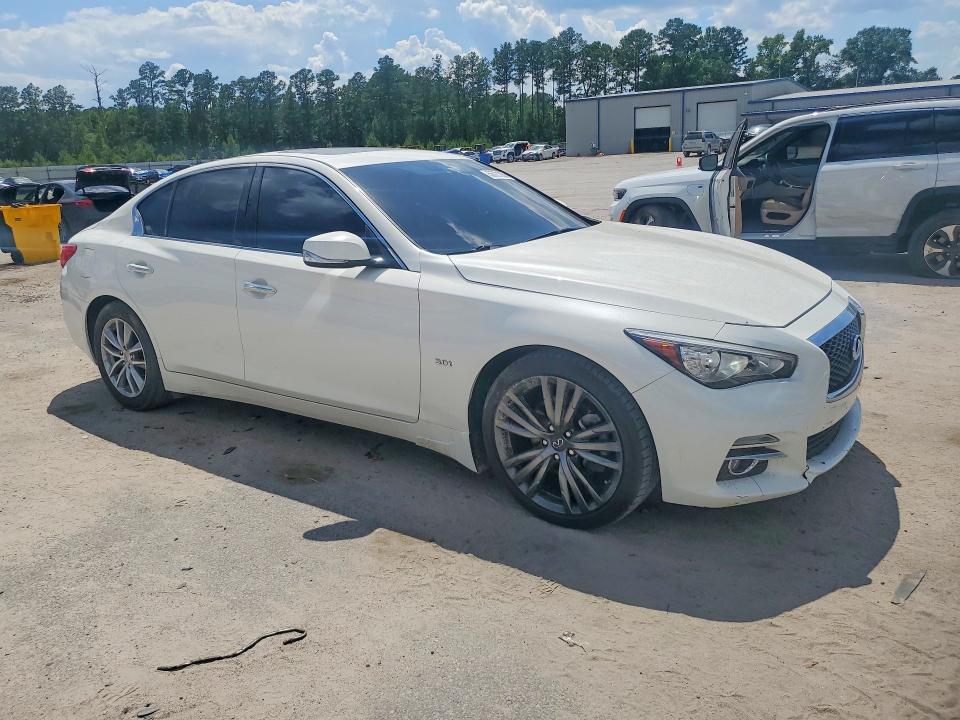 2020 Infiniti Q50 VIN JN1EV7AP6LM206533 COPART salvage auction — FRONT END, Nc - Salvage Certificate Of Title, sold $3,150 on 2026-07-22 (photo 4)