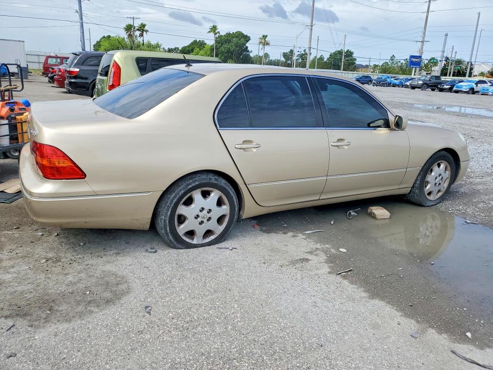 2003 Lexus Ls 430 VIN JTHBN30F030094092 COPART salvage auction — FRONT END, FL - CERT OF TITLE SLVG REBUILDABLE, sold $375 on 2026-07-17 (photo 3)