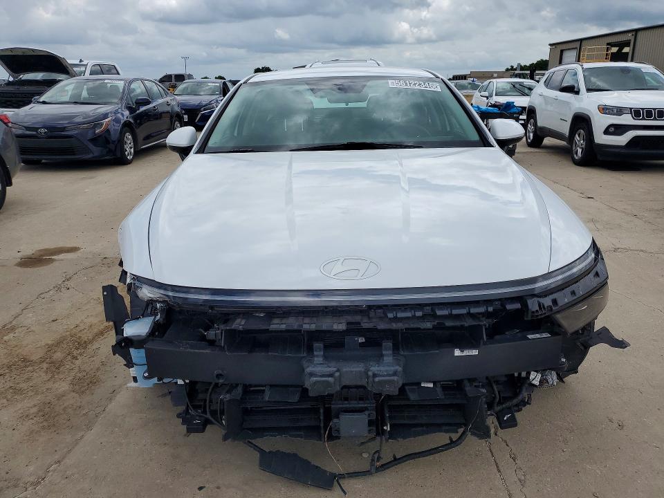 2024 Hyundai Sonata hybrid VIN KMHL34JJ7RA089863 COPART salvage auction — FRONT END, TX - CERTIFICATE OF TITLE, sold $10,000 on 2026-07-23 (photo 5)