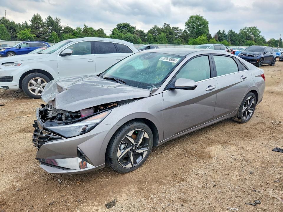 2023 Hyundai VIN KMHLN4AJ5PU042739 COPART salvage auction — FRONT END, Il - Salvage Certificate, sold $4,100 on 2026-07-21 (photo 1)