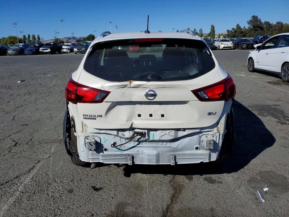 2017 Nissan Rogue VIN JN1BJ1CP6HW006692 COPART salvage auction — REAR END, Ca - Salvage Certificate, sold $1,900 on 2026-07-06 (photo 6)