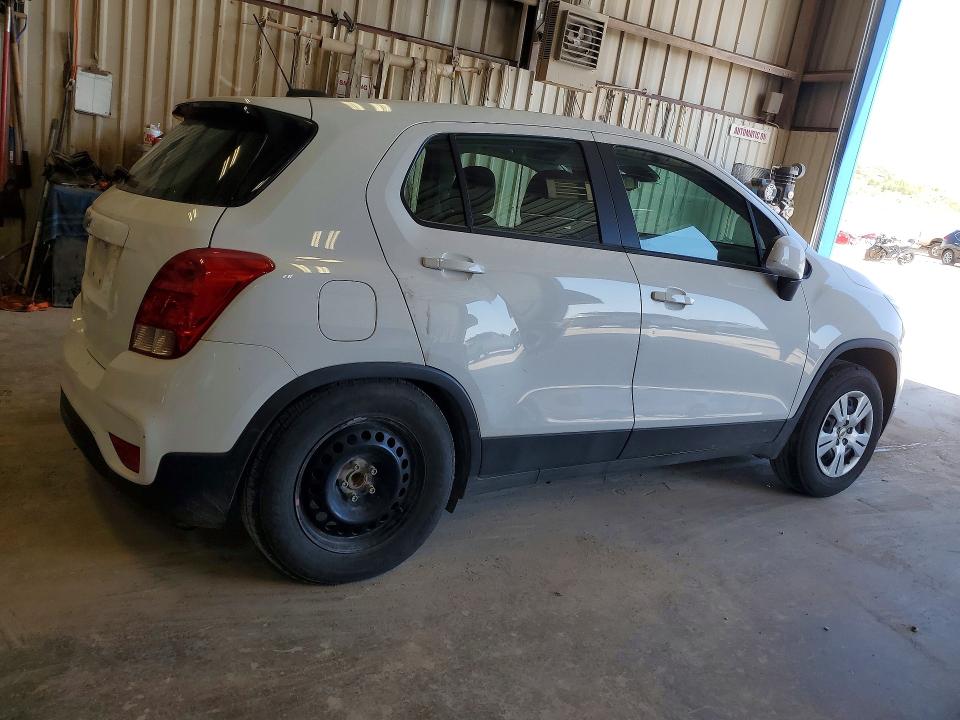 2018 Chevrolet Trax VIN KL7CJKSB1JB579653 COPART salvage auction — REAR END, Tx - Salvage Vehicle Title, sold $1,400 on 2026-07-24 (photo 3)