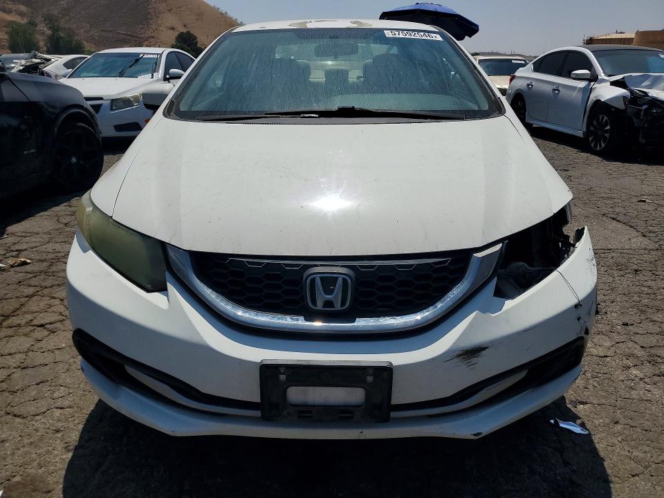 2015 Honda VIN 2HGFB2F54FH546731 COPART salvage auction — FRONT END, Ca - Salvage Certificate, sold $1,600 on 2026-07-02 (photo 5)