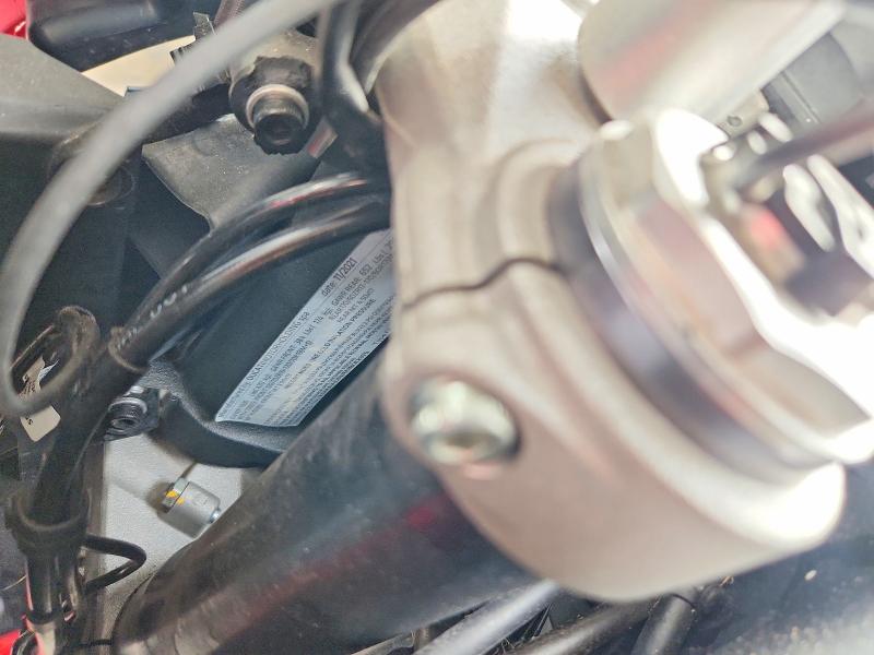 2022 Ducati Multistrada VIN ZDMAALVW6NB012976 COPART salvage auction — FRONT END, Tx - Salvage Vehicle Title, sold $1,600 on 2026-07-30 (photo 9)