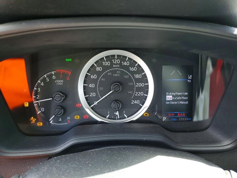 2020 Toyota Corolla VIN 5YFBPRBE3LP121908 COPART salvage auction — UNDERCARRIAGE, On - Permit Salvage, sold $3,200 on 2026-07-30 (photo 9)