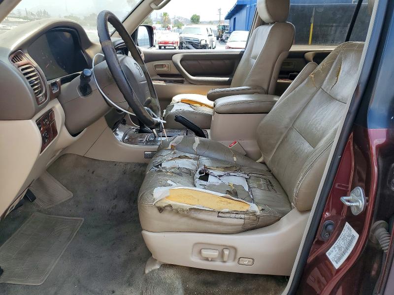 2000 Toyota Land cruiser VIN JT3HT05JXY0092567 COPART salvage auction — SIDE, Ca - Salvage Certificate, sold $2,650 on 2026-07-15 (photo 7)